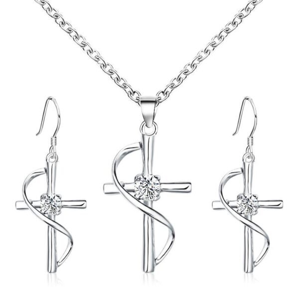 Cross jewelry set