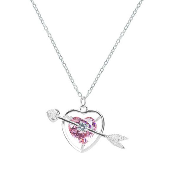 Heart with arrow necklace
