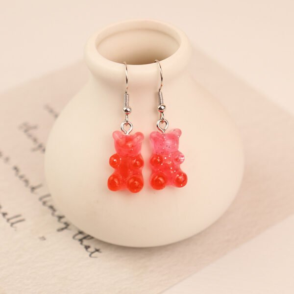 Teddy bear earrings