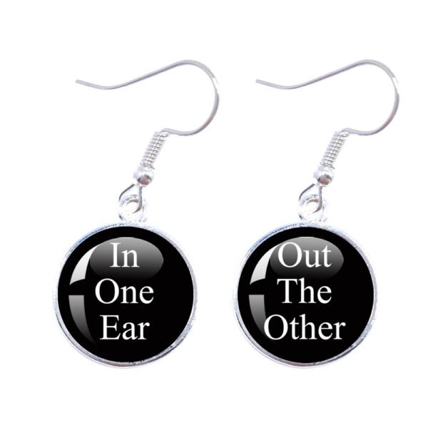In/out earrings