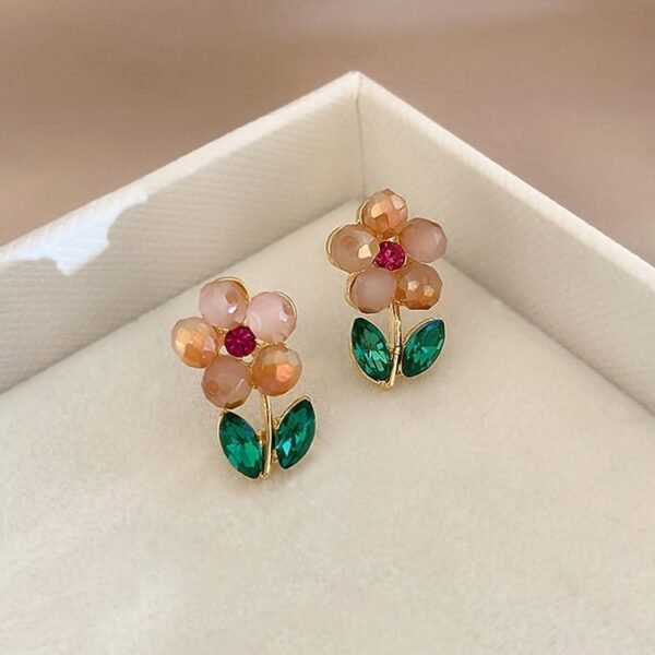 Flower earrings