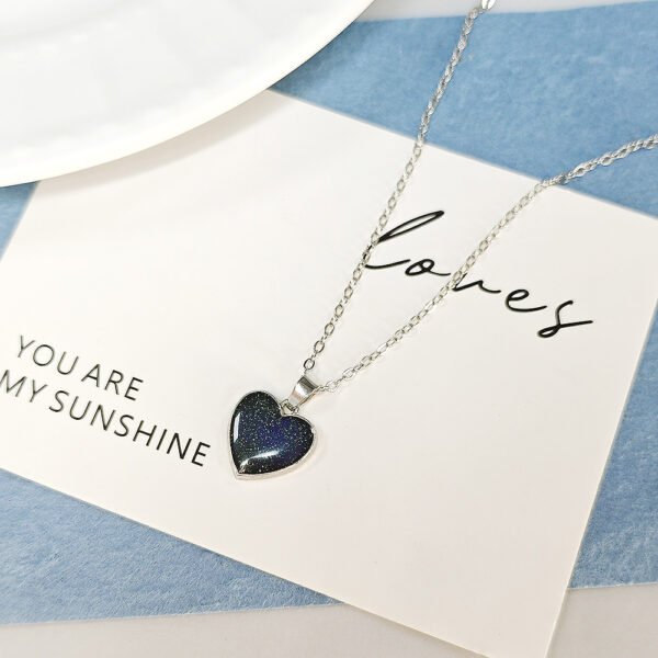 Metallic heart Necklace