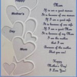 This beautiful handmade Mother’s Day Card is made with much love and care just as your Mother deserves.