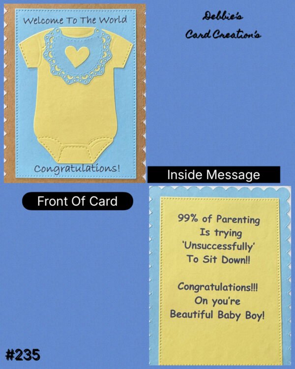 WELCOME TO TTHE WORLD BABY BOY