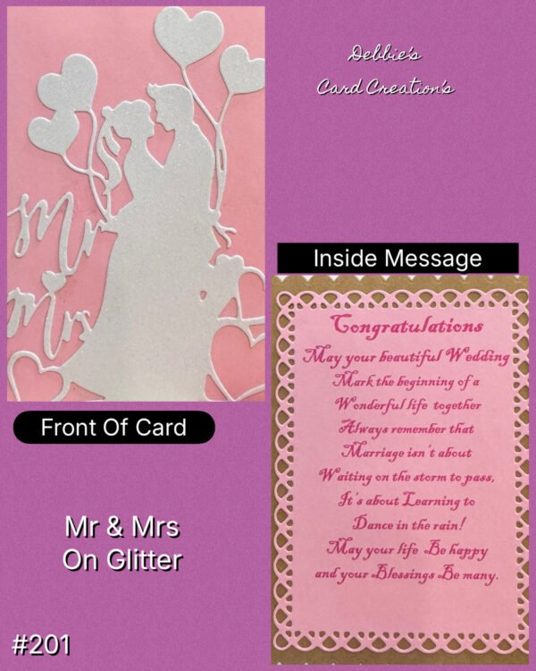 Congratulations to the new Mr & Mrs