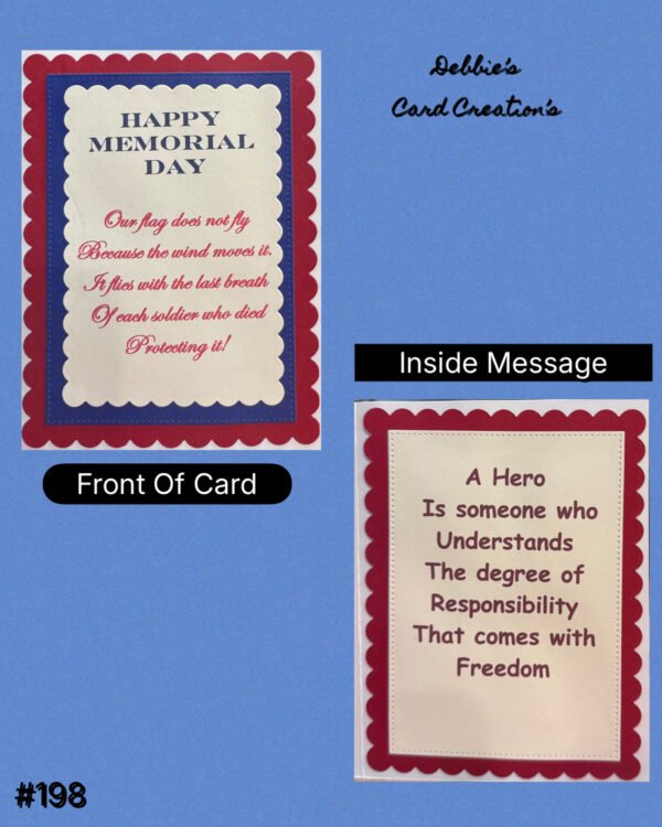 MEMORIAL DAY GREETING CARD