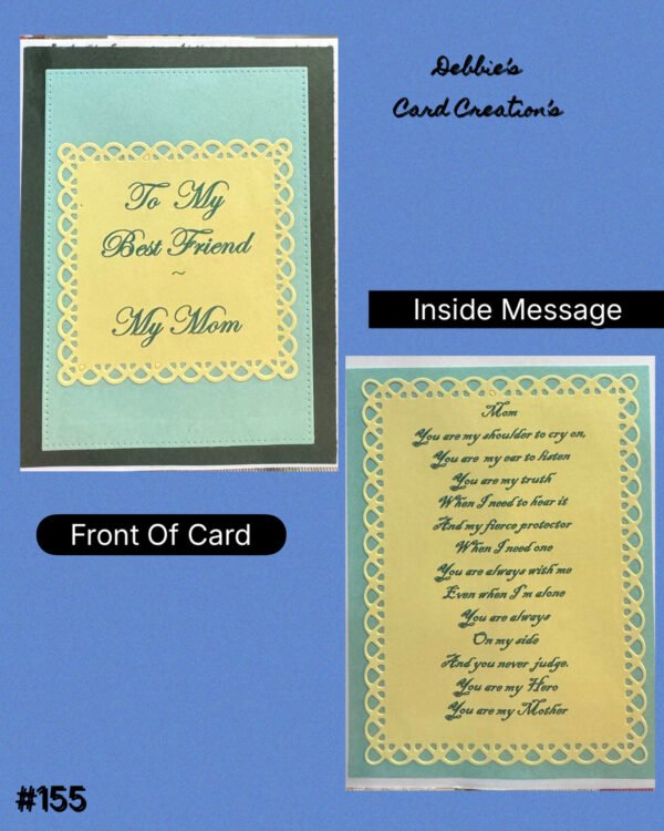 mother appreciation card