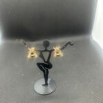 Yellow and Black Bee earrings