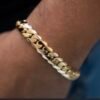 8 INCH 18K GOLD PLATED STERLING SILVER NECKLACE