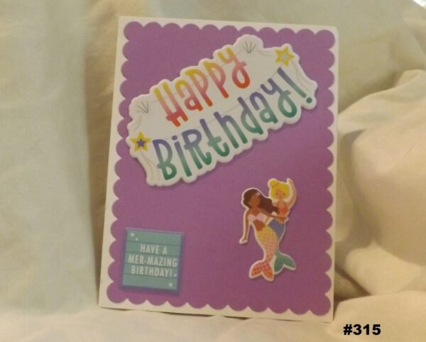 HAPPY BIRTHDAY FOR GIRL - MERMAID - 3D
