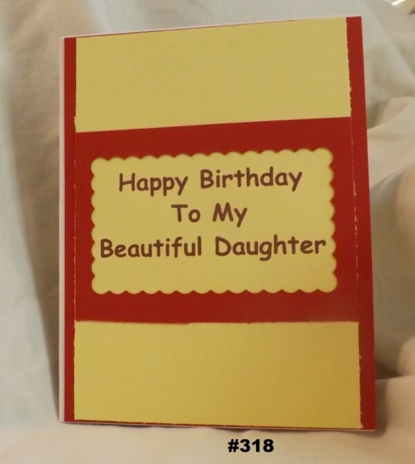 HAPPY BIRTHDAY TO MY DAUGHTER