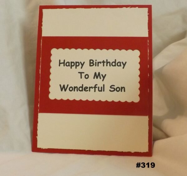 HAPPY BIRTHDAY TO MY SON
