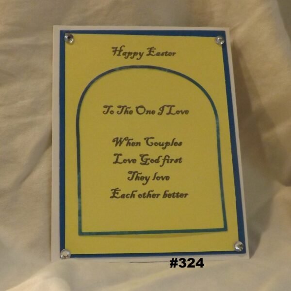 HAPPY EASTER TO THE ONE I LOVE