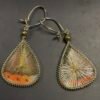COLORFUL PERUVIAN THREAD TEARDROP EARRINGS