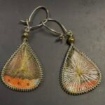 COLORFUL PERUVIAN THREAD TEARDROP EARRINGS