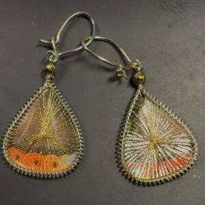 COLORFUL PERUVIAN THREAD TEARDROP EARRINGS